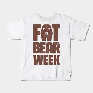Fat Bear Week for Bears lover 2023 Kids T-Shirt